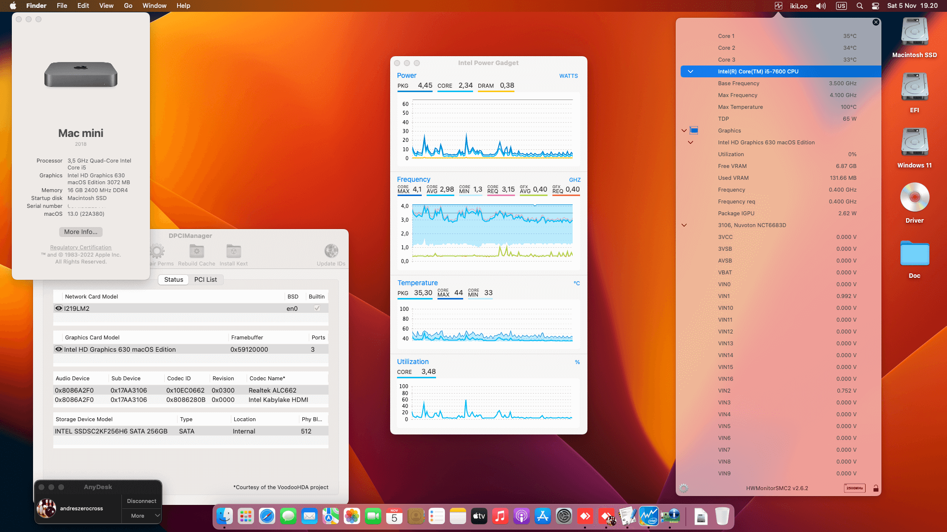 Lenovo ThinkCentre M910S [KabyLake   Intel HD 630]   OpenCore 1